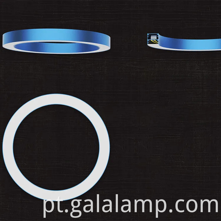 Luz pendente de led moderno e elegante para escritórios elegantes